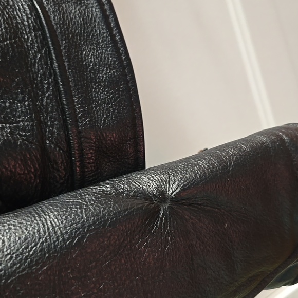 Vintage Wilsons Leather Motorcycle Jacket W Removable Thinsulate Insulation Moto - Picture 15 of 16